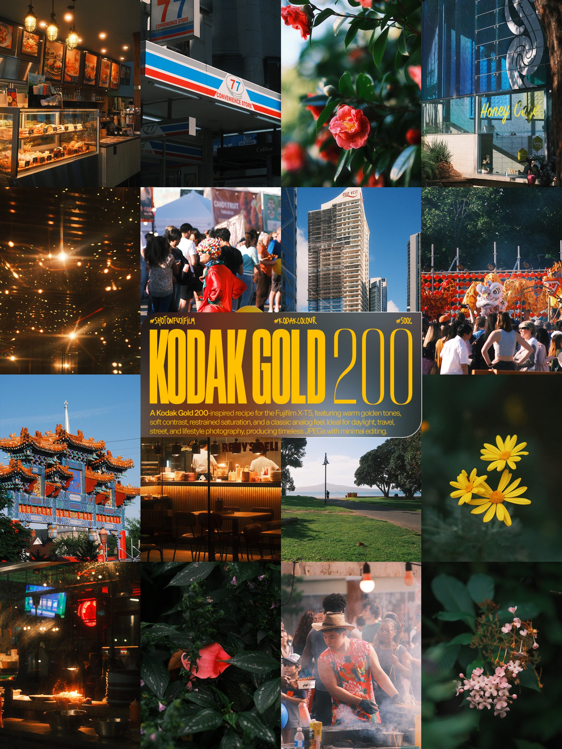 Kodak Gold 200 — Fujifilm Film Simulation Recipe